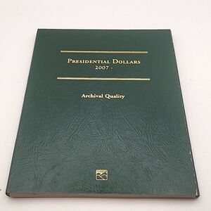 Presidential Dollar Certified 007- Coin Folder Archival Quality NWT